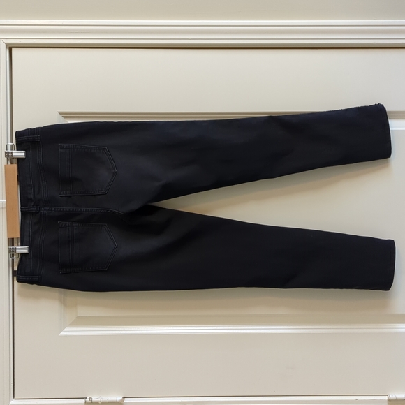 Libby Edelman women's mid-rise black jeans with sequence embellishment. Sz 4 - Picture 3 of 8